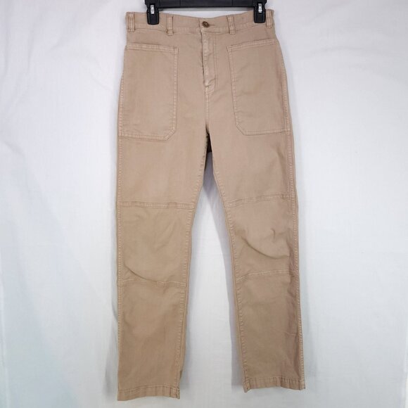 Madewell Jeans Size 28 Womens 90s Straight Utility Pants High Rise Stretch Canva - Picture 2 of 16